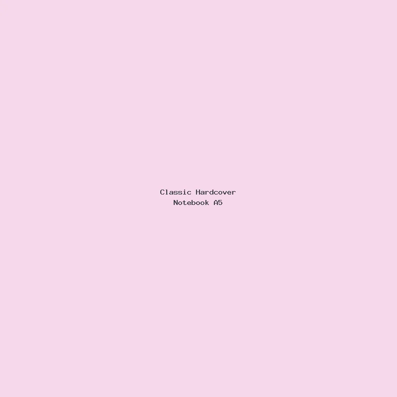 Classic Hardcover Notebook A5
